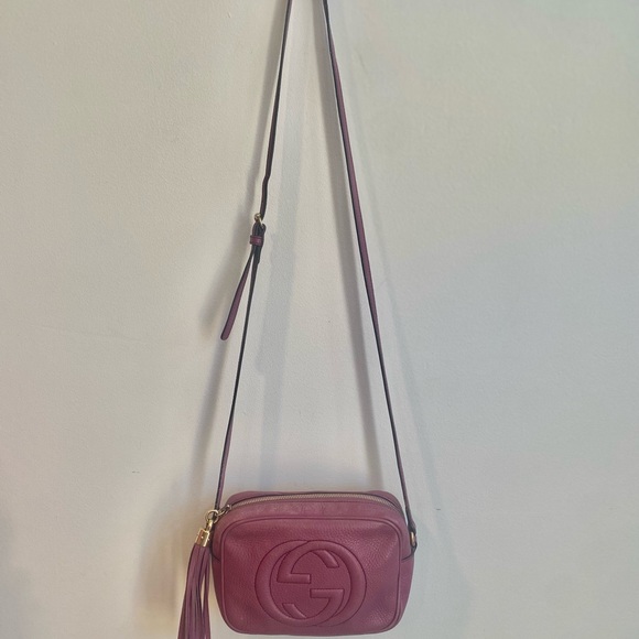 Authentic Gucci Mauve Soho Disco Crossbody Bag - Picture 3 of 4